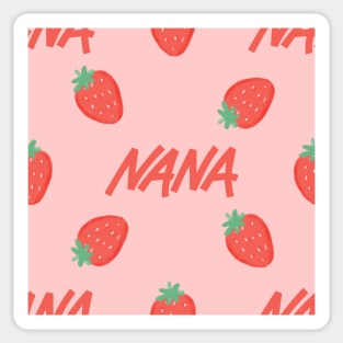 Nana anime strawberry pattern Sticker